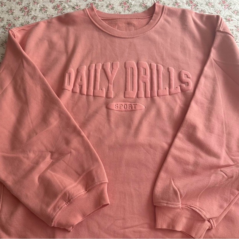 Daily Drills Blush Pink Pullover